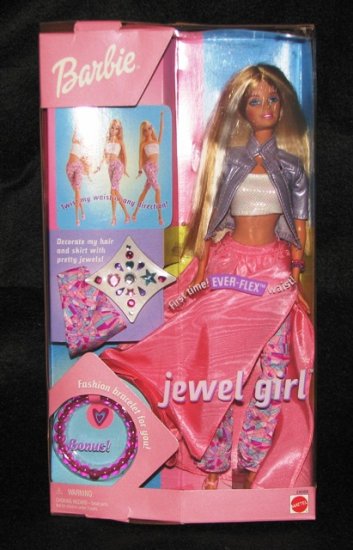 Jewel girl barbie doll hot sale