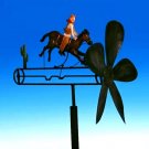 Tin Metal Whirly-Gig - "Bronco Rider"