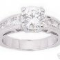 3.10ct BRILLIANT CUT SIMULATED DIAMOND ENGAGEMENT WEDDING RING