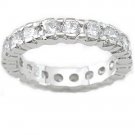 2.0ct BRILLIANT CUT SIMULATED DIAMOND ANNIVERSARY BAND RING