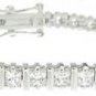 10.88ct BRILLIANT CUT SIMULATED DIAMOND BRACELET
