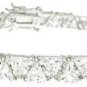 12.50ct TRILLION CUT SIMULATED DIAMOND BRACELET