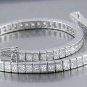12.95ct PRINCESS CUT SIMULATED DIAMOND BRACELET
