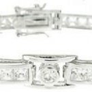 13.65ct BRILLIANT CUT SIMULATED DIAMOND BRACELET