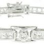 13.65ct BRILLIANT CUT SIMULATED DIAMOND BRACELET
