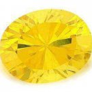1.00CT OVAL CUT CANARY SIMULATED DIAMOND