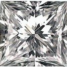 1.00CT FLAWLESS PRINCESS CUT SIMULATED DIAMOND
