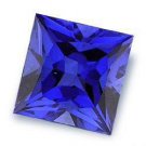 1.0CT FLAWLESS PRINCESS CUT SAPPHIRE SIMULATED DIAMOND