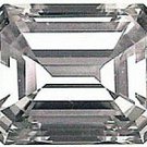 1.50CT FLAWLESS EMERALD-CUT SIMULATED DIAMOND