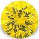 2.00CT ROUND CUT CANARY SIMULATED DIAMOND