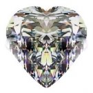 2.00CT FLAWLESS HEART CUT SIMULATED DIAMOND