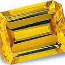 2.50CT EMERALD-CUT CANARY SIMULATED DIAMOND