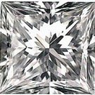 3.00CT FLAWLESS PRINCESS CUT SIMULATED DIAMOND