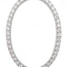 OVAL CZ PENDANT