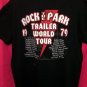 Funny "ROCK THE PARK - TRAILER WORLD TOUR" XL T-Shirt
