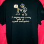 Funny Large T-Shirt Police - Cop ..."If Stupidity was a crime, you'd be America's most wanted."