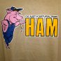 Fun Vintage Size MediumT-SHIRT "I'M JUST A NATURAL BORN HAM" Pig Swine Love--Pork Lover Thin MINT!