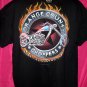 NEW ORANGE COUNTY CHOPPERS Large / XL T-Shirt NWT Flames 2003