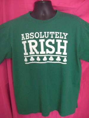 Rare XL T-Shirt ABSOLUTELY IRISH from Hobbit House in Malate Philippines