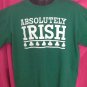 Rare XL T-Shirt ABSOLUTELY IRISH from Hobbit House in Malate Philippines