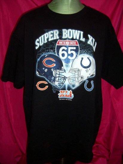 2007 INDIANAPOLIS COLTS SUPER BOWL XLI CHAMPIONS REEBOK TEE XL