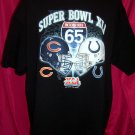 Super Bowl XLI 2007 Size  XXL 2XL T-Shirt Indianapolis Colts  Bears