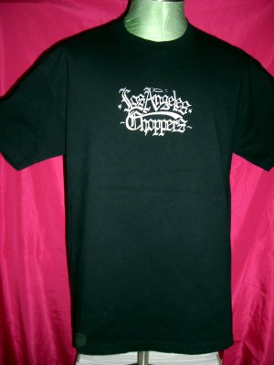 Los Angeles LA Choppers Large T-Shirt Chopper Motorcycle California