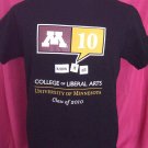 U of M University of Minnesota Medium T-Shirt ~ College of Liberal Arts Class of 2010