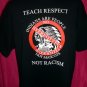 Teach Respect XL XXL T-Shirt Ban Indian Name School Mascots