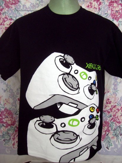 SOLD! Cool XBOX 360 T-Shirt Size Large Black
