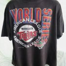 Vintage 1991 MN Minnesota Twins T-Shirt Size XL/XXL