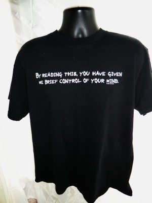 FUNNY T-Shirt By Reading This, You Have Given Me Control Size Large