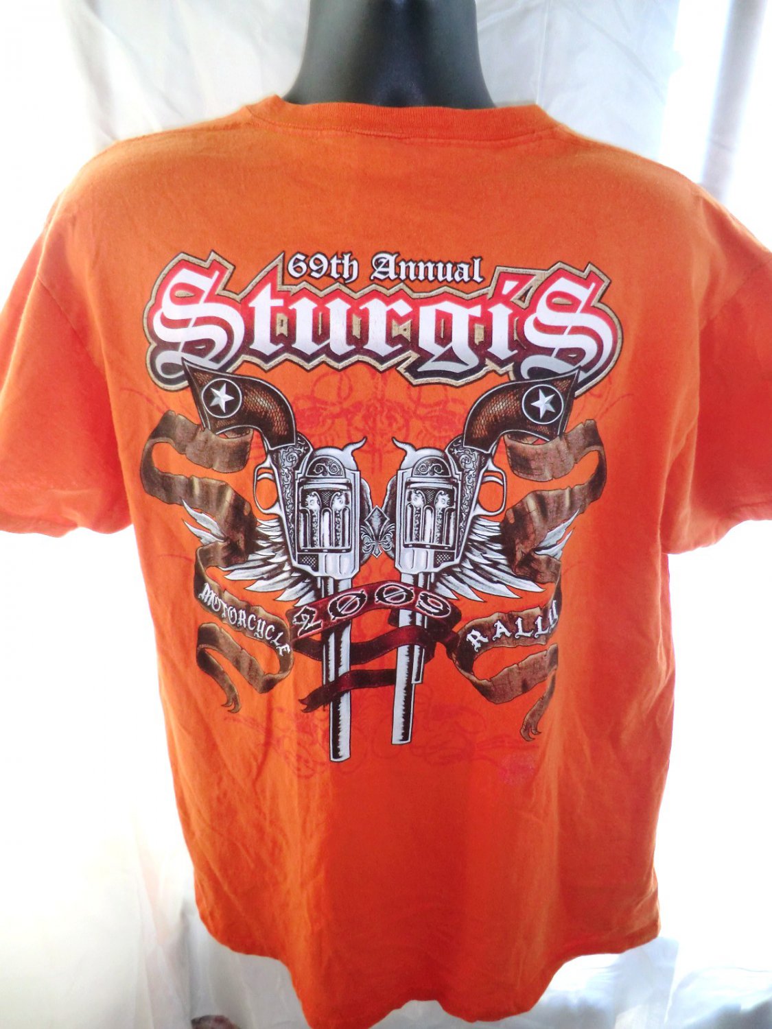 2009 STURGIS Black Hills Rally T-Shirt Size Large