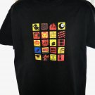 Cool Graphic Black T-Shirt Size Large XL