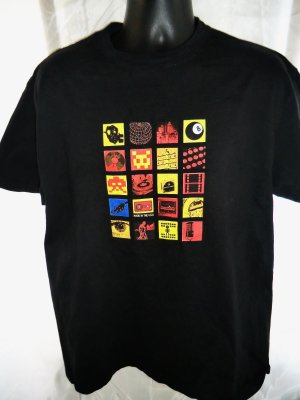 Cool Graphic Black T-Shirt Size Large XL