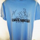 Funny T-Shirt ~ I HATE WINTER 2010 Size Large