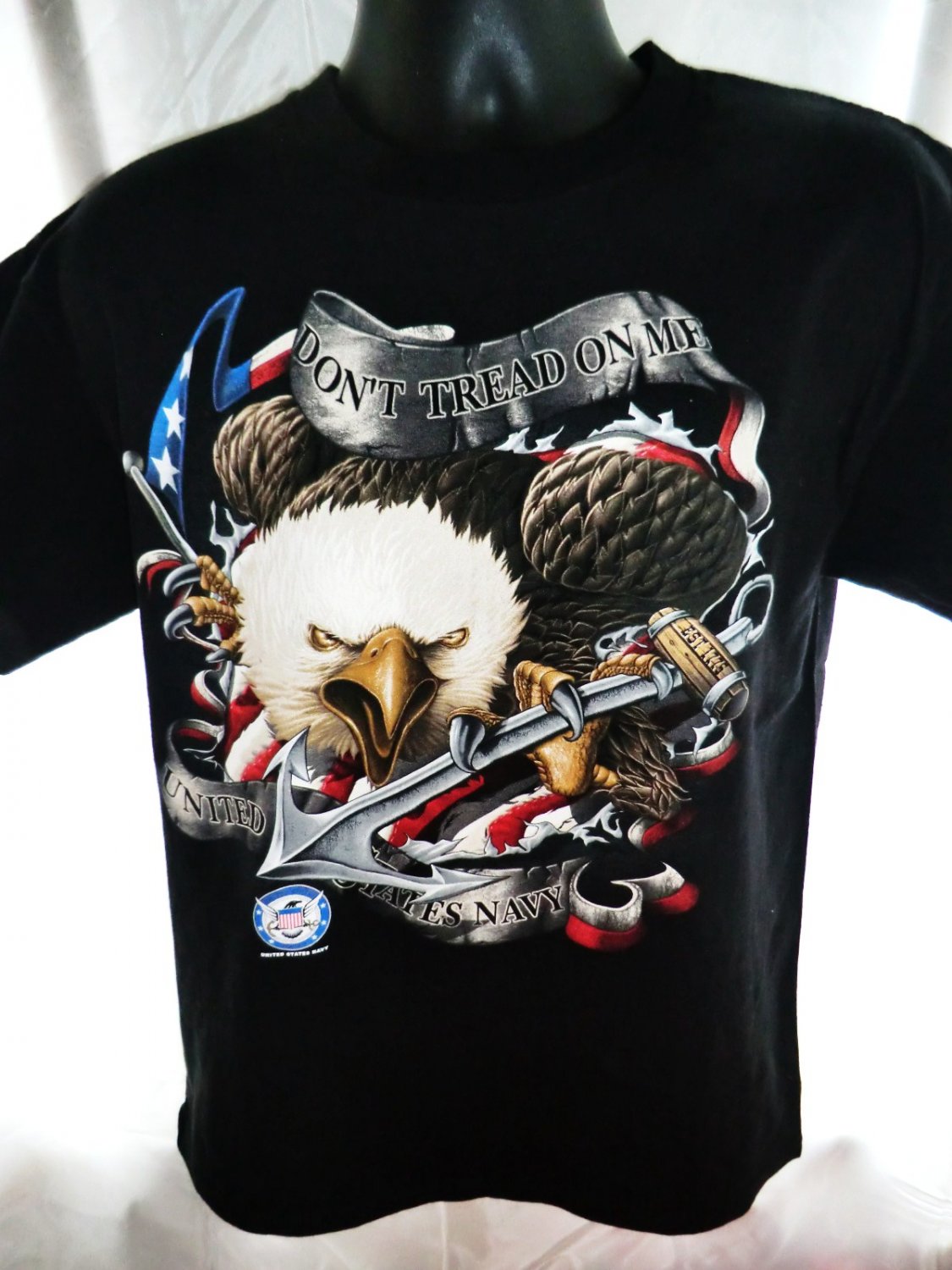 Navy MacArthur Eagle's Crew Neck – InkHead Prints