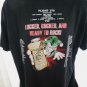 323TRS Military T-Shirt ~ Locked Cocked Ready To Rock ~ Size XL