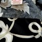 Reverse Hawaiian Button-Down Shirt Size Medium Go Barefoot Black White