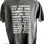 Camp 61 Beaver Bay Minnesota T-Shirt UP NORTH Shore Size Large