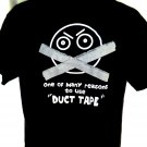 Funny T-Shirt ~ One of the many uses for Duct Tape~ Size Medium
