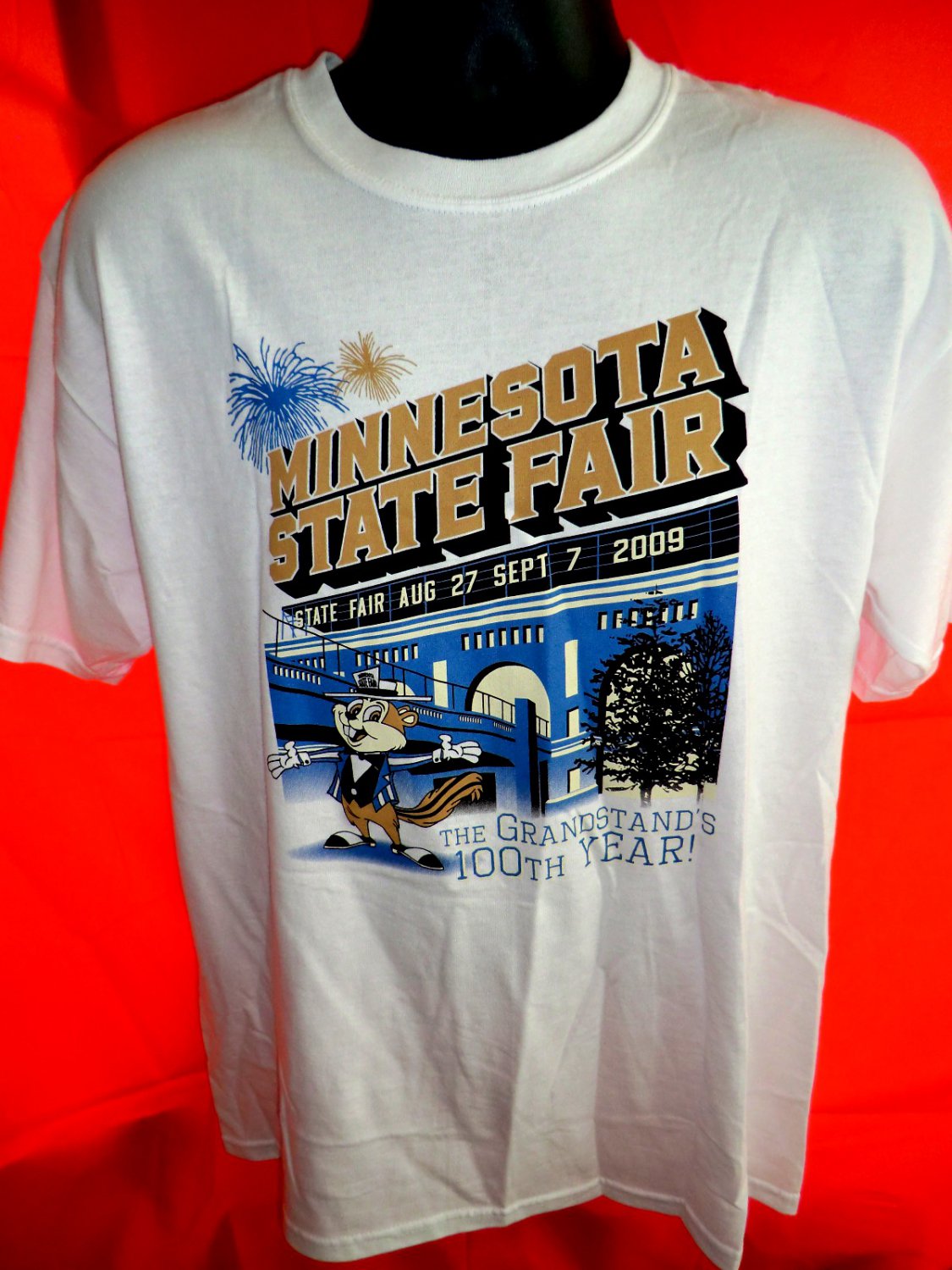 SOLD! Minnesota State Fair 2009 100th Anniversary Grandstand T-Shirt 