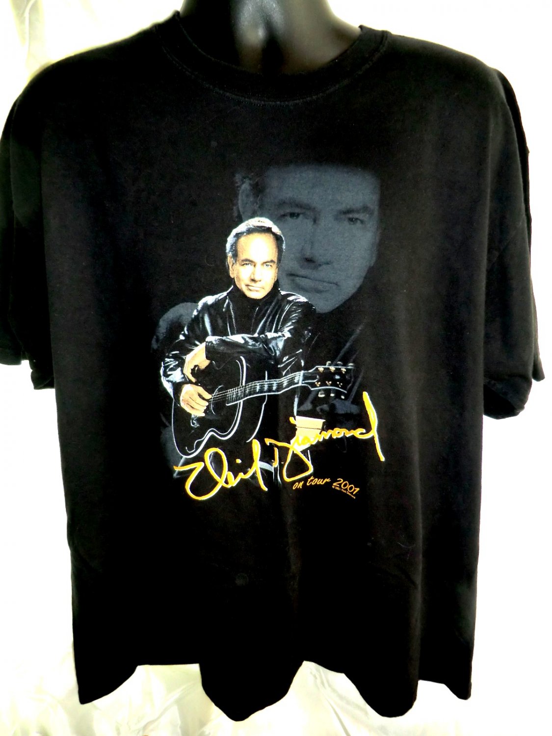 Vintage 2001 Neil Diamond Tour TShirt Size Large XL