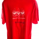 Love Gnomes? Funny New Red T-Shirt ~ Chillin with my gnomies ~ Size XL