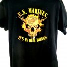 US MARINES It’s In Our Bones T-Shirt Size Large USMC