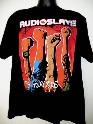 SOLD! AUDIO SLAVE 2005 Tour T-Shirt Size Large