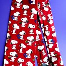 Mens Novelty SNOOPY/ Peanuts Tie 100% Silk  PS I LOVE YOU