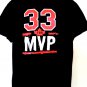 MN TWINS #33 JUSTIN MORNEAU Large Unique T-Shirt  Minnesota ~ Home Run Derby Winner 2008