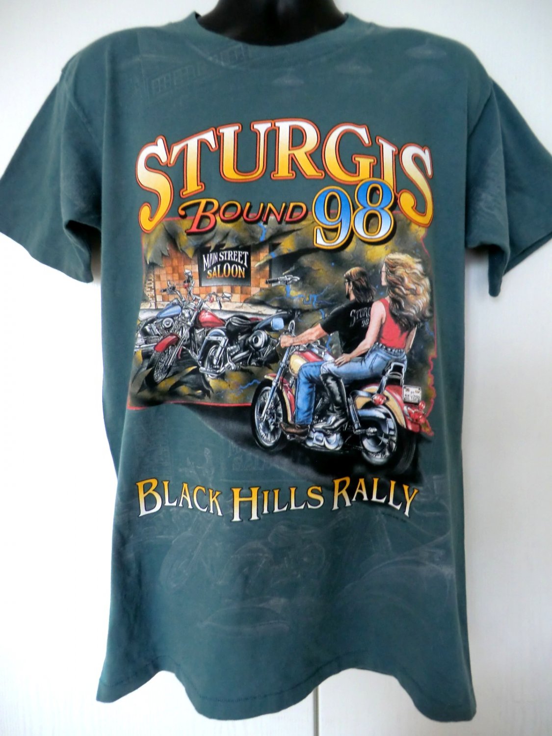 Cool Vintage STURGIS RALLY 1998 T-Shirt Size Large