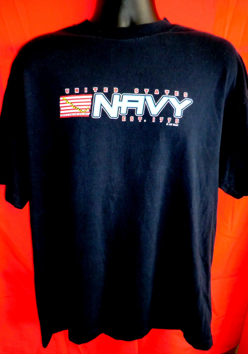 US NAVY Don’t Tread On Me T-Shirt Size XL